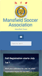 Mobile Screenshot of mansfieldsoccer.org